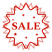 Sale O - Red Transparent